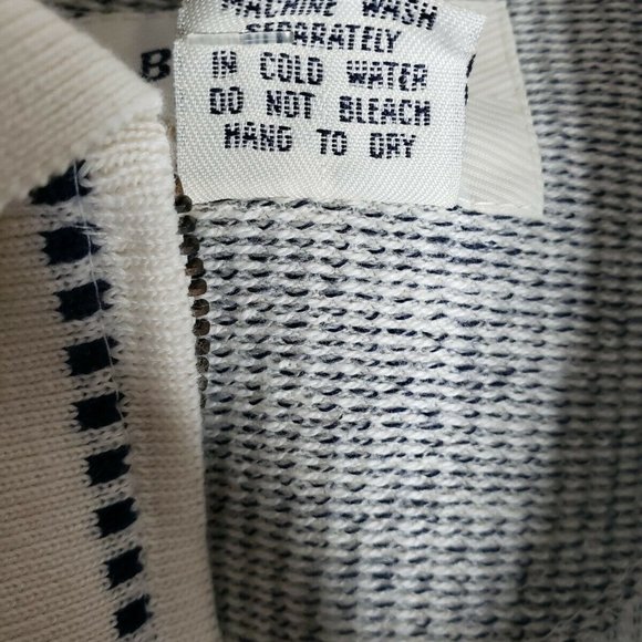 Balcony %100 Cotton Long Sleeve 1/4 Zip Shirt - Picture 4 of 9